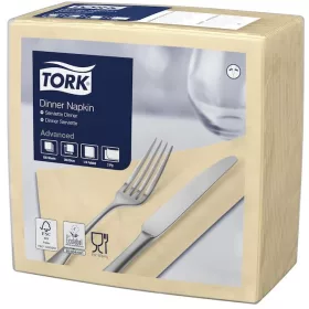   Tork szalvéta csontszín 39x39cm 2 rétegű 150lap/csomag (12csom/kart)