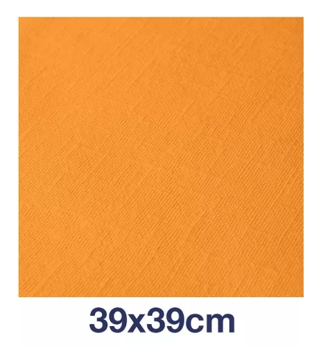 LinStyle textilhatású szalvéta narancssárga, 50db/csomag Tork Premium