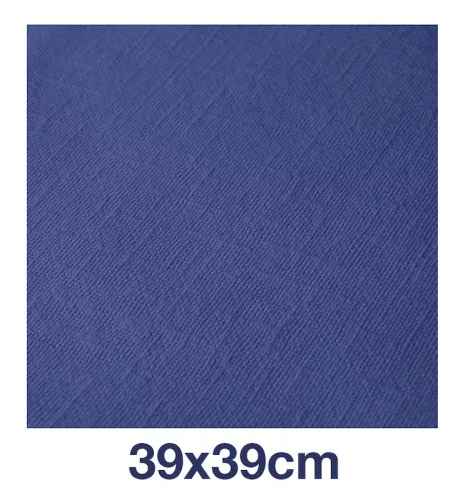 LinStyle textilhatású szalvéta SÖTÉTKÉK, 39x39cm, 50db/csom ( 12csom./kart.) Tork Premium