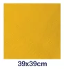 Linstyle textilhatású szalvéta MUSTÁR szín 39x39cm 50db/csom. (12csom./kart.)