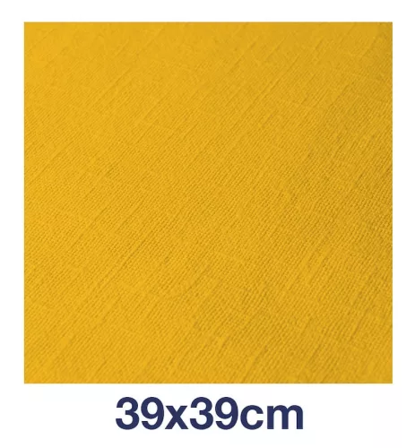 Linstyle textilhatású szalvéta MUSTÁR szín 39x39cm 50db/csom. (12csom./kart.)