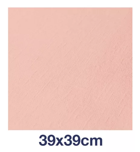 LinStyle textilhatású szalvéta  KORALL szín 39x39cm, 50db/csom. Tork Premium (12csom/kart.)**