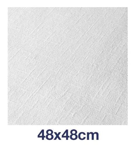 LinStyle textilhatású szalvéta FEHÉR, 48x48cm, 25db/csom (12csom/kart.) Tork Premium