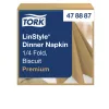 LinStyle textilhatású szalvéta keksz 39x39cm,50db/csomag(14csom/kart.) Tork Premium ÚJ KISZERELÉS!