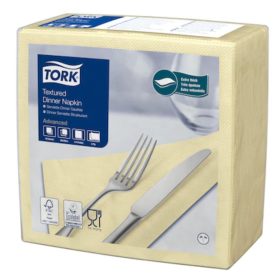   Texturált Dinner szalvéta PEZSGŐ szín 39x39cm 50lap/csom. Tork (20csom./kart)