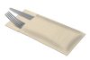 Linstyle textilhatású szervíz-szalvéta KRÉM szín 12x50db/karton Tork Premium