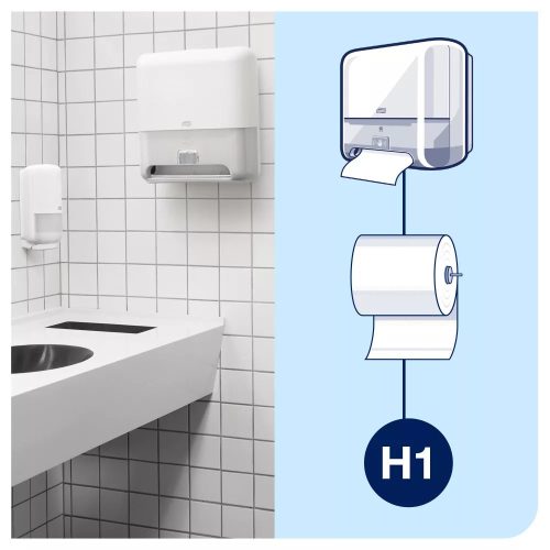 Tork Matic tekercses kéztörlő-adagoló Fehér Intuition szenzorral