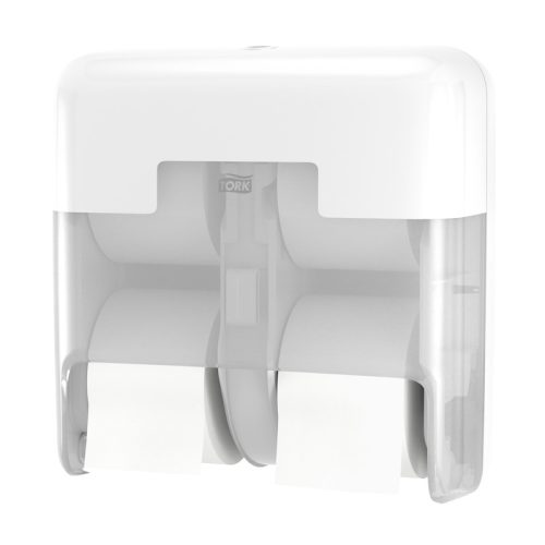 OptiServe® belsőmag nélküli 4 tekercses toalettpapír-adagoló, FEHÉR, T7 rendszer, Tork