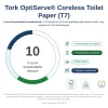 OptiServe® duplatekercses Mid-size, belsőmag nélküli toalettpapír-adag, T7 rendszer,ÚJ modell Tork