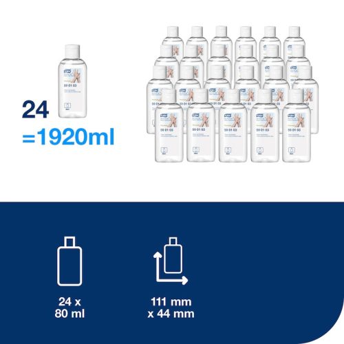Tork Premium alkoholos folyékony kézfertőtlenítő gél, 80ml
