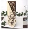Szalvéta Textilhatású POMP BARNA-KRÉM mintás 40x40cm 50db/csomag