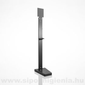   Fertőtlenítő állvány cseppenés gátlóval szenzoros adagolóhoz fekete
