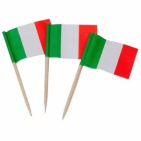 Olasz zászló pálcika, 144db/csomag
