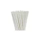 PLA fehér szívószál - 6,5 mm x 23 cm500db/csomag