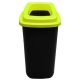 Szelektív hulladékgyűjtő ZÖLD tetővel 45 liter
