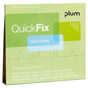   Plum QuickFix Ragtapasz utántöltő kimutatható fémszálas 45db/csomag ( 6 csom./doboz)
