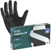 Semperguard Sapphire XP Black  M méret FEKETE púdermentes Nitril Kesztyű 100db/csomag (régi név:Semperguard Style)