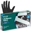 Semperguard SkySense BLACK M méret  FEKETE púdermentes Nitril Kesztyű 100db/csomag