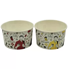   Fagyis papírtégely - New Day - 245 ml Ø97 mm  ( 24x25 db /karton )