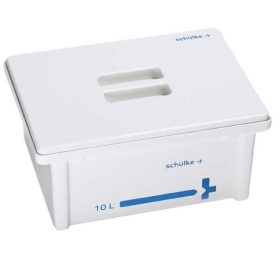 Műszer- eszközfertőtlenítő kád FEHÉR tetővel 10liter
