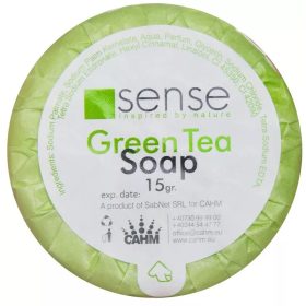   SENSE Mini szappan kerek, zöld tea illattal 15gr./db 1000 db/karton