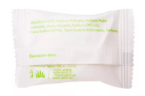 SENSE Mini szappan 15 gr. téglalap csomagolás ( kerek szappan) 300 db/karton