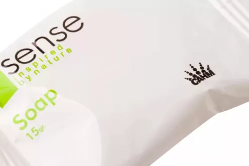 SENSE Mini szappan 15 gr. téglalap csomagolás ( kerek szappan) 300 db/karton