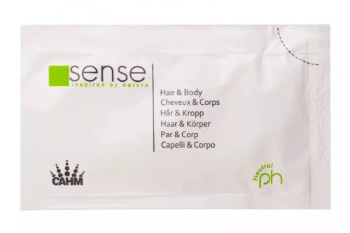 SENSE Tusfürdő és sampon,tasakos 10ml, jázmin és narancs 900 db/karton