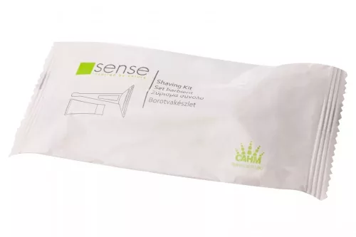 SENSE Borotválkozó szett (1db borotva +1db 5ml borotvahab) 300db/karton