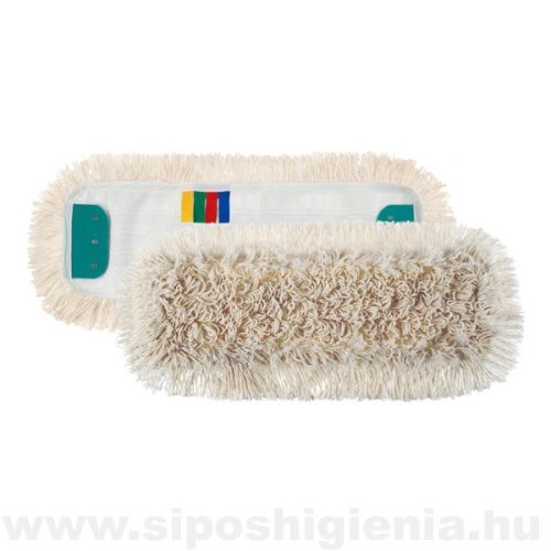 Mop Pamut vágott+hurkolt csiptetős 40x13cm színkodoló szalagokkal TTS system