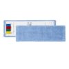 Microfibre mop, blue, pocketed, 40x13cm, TSS system