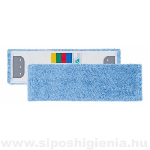 Mop, blue microfibre with short fibers, 40x13cm, TSS system
