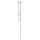 Aluminium telescopic handle with hole, non-slip ergonomic grip and coloured cap