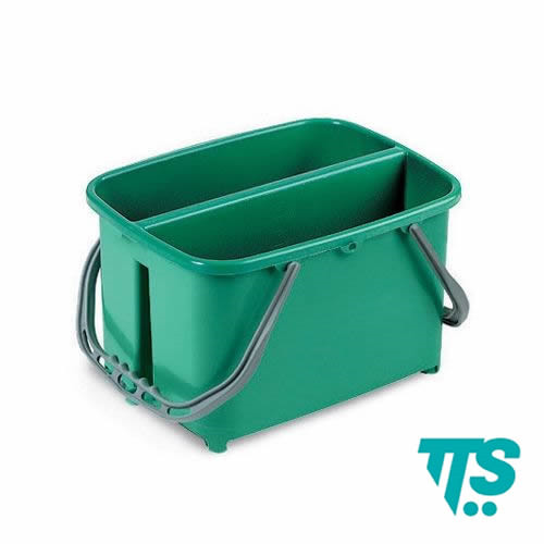 SLIM Profi ablaktisztító vödör, osztott 11+11 liter 45x36x26 cm TTS