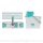 Kit: Uni Junior frame with ring nut, 35 cm Soft Band flat mop and 14 L single bucket with wringer