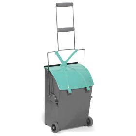 Cindy ipari szemetes 15-literes, kerékkel, fedéllel TTS