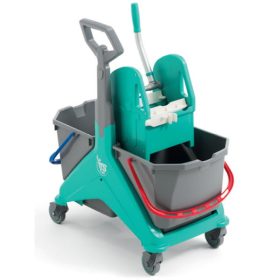   Nickita felmosókocsi kocsi 2x25 literes oldaltolókarral Zöld váz TTS (DOUBLE PACK) (18db-nál AKCIÓS!)