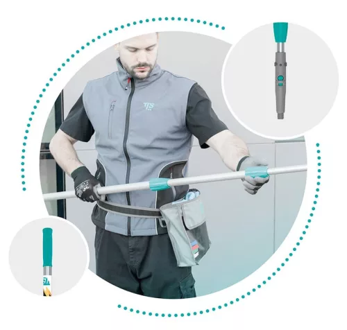 LYRA Teleszkópnyél 3x1m, Lampo csatlakozóval TTS