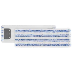   Mikroszálas Wet System Soft Band flat füles Mop 40cm FEHÉR-KÉK csíkos Wet System