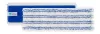 Mikroszálas Soft Band flat tépőzáras Mop 40cm FEHÉR-KÉK csíkos