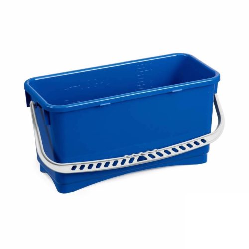 Széles vödör ablakmosáshoz 20 liter KÉK 26x58x27cm TTS