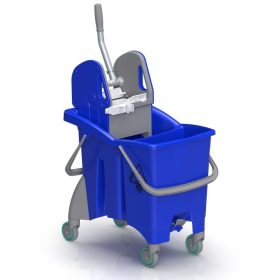   Action-pro gurulós felmosóvödör 30 l-es kék, Tec préssel TTS