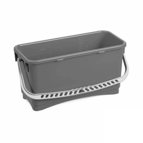 Széles vödör ablakmosáshoz 20 liter SZÜRKE 26x58x27cm TTS