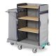  Green Hotel 900  Trolley with varnished metal stanchions and foldable bag holder