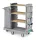  Green Hotel 904  Trolley with varnished metal stanchions and foldable bag holder, included covering with pockets