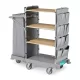  Green Hotel 904  Trolley with varnished metal stanchions and foldable bag holder, included covering with pockets