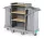  Green Hotel 905  Trolley with Rilsan painted frames and foldable bag holders, included covering