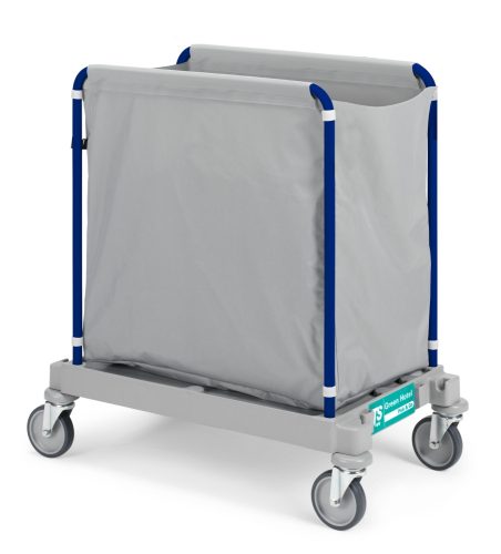 GREEN HOTEL 915 szennyestartó kocsi 200Liter 88x53x91cm szürke zsákkal TTS