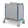  Green Hotel 918  Plastified linen trolley