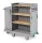  Green Hotel 920  Trolley with varnished metal stanchions and foldable bag holder, included covering